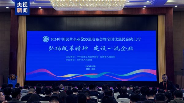 2024中国民营企业500强榜单发布：京东、阿里前二 华为第四